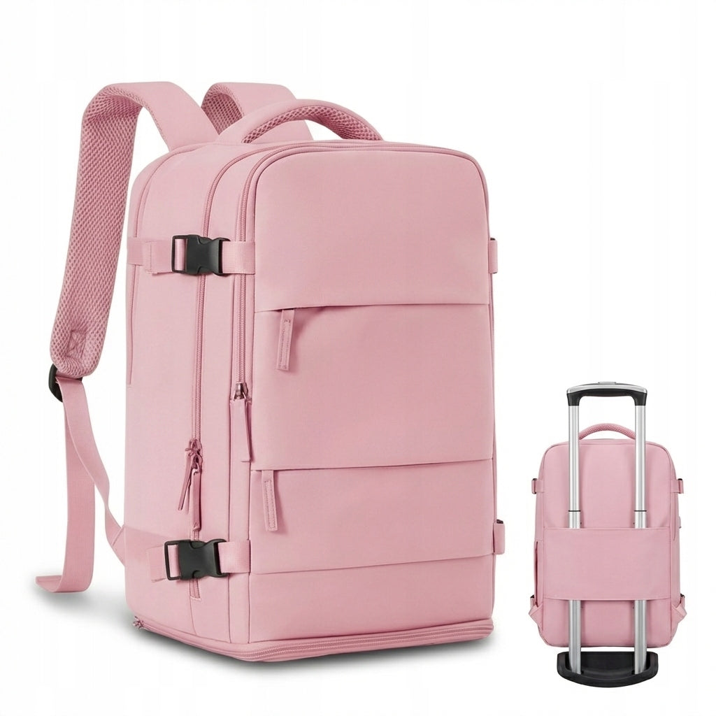 BACKPACK FOR AIRCRAFT 40x20x25 carry-on luggage free Wizzair pink 20L