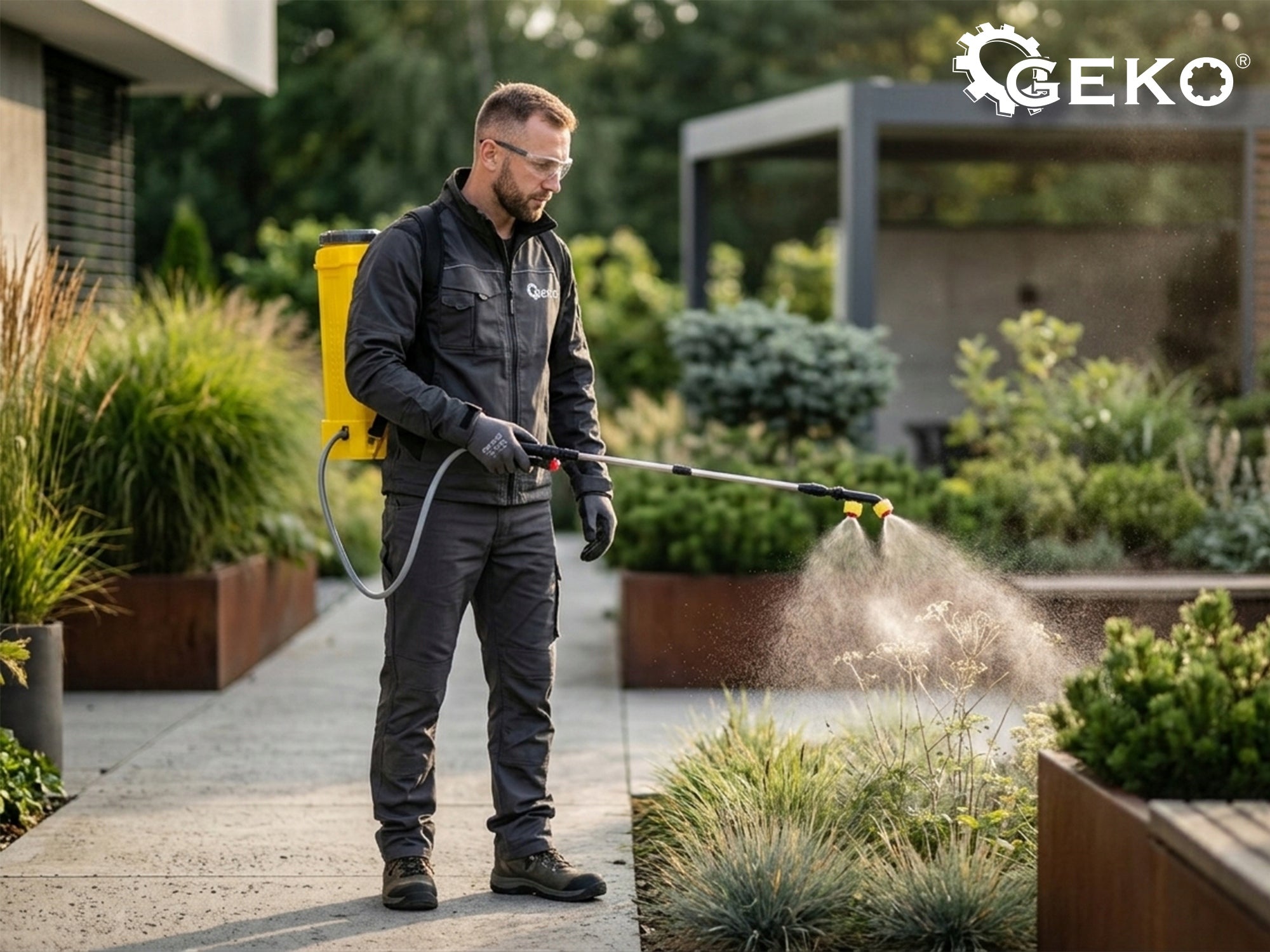 BACKPACK PRESSURE CORDLESS SPRAYER 12L 8Ah 7 NOZZLES LANCE 100CM Manufacturer code G73249
