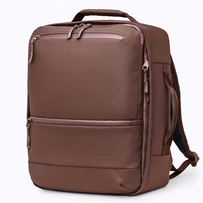 BACKPACK PUCCINI HAND LUGGAGE LAPTOP JETZY 40x30x18 PM90361-2 BROWN
