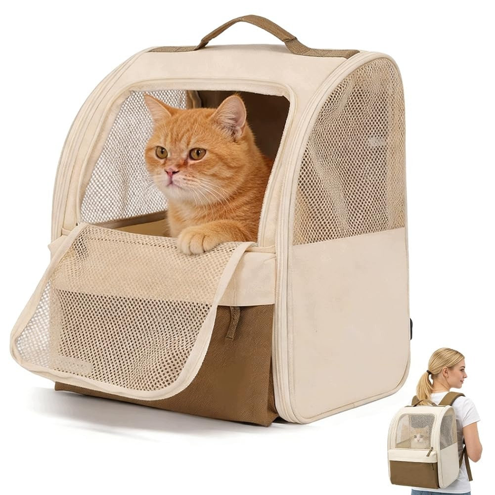 BACKPACK TRANSPORTER FOR DOG AND CAT FOLDABLE WATERPROOF UP TO 15 KG