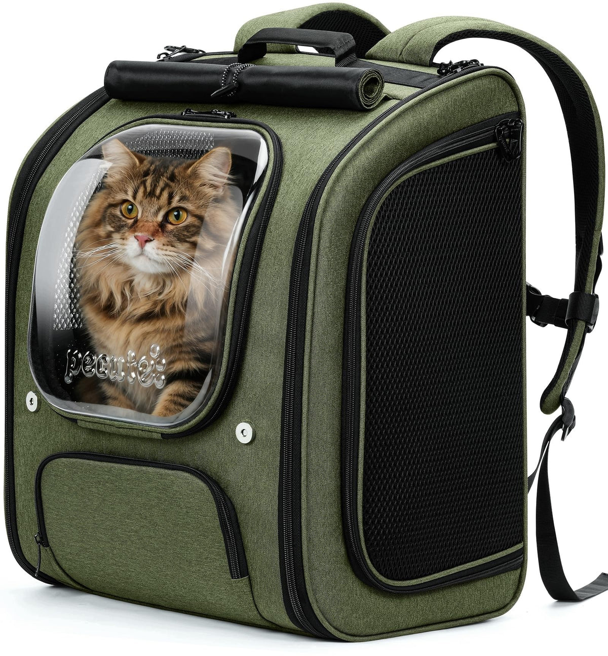 BACKPACK TRANSPORTER XL FOR CAT AND DOG BREATHABLE 38 X 28 X 48 CM