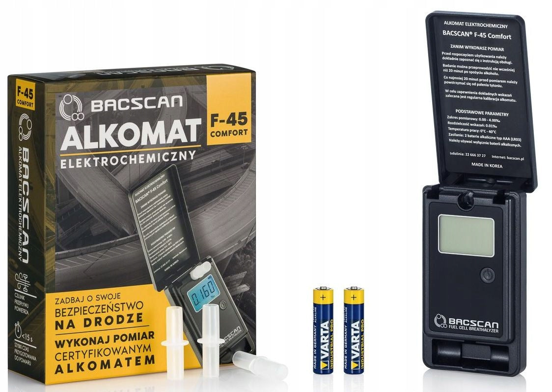 BACSCAN F-45 Comfort breathalyzer