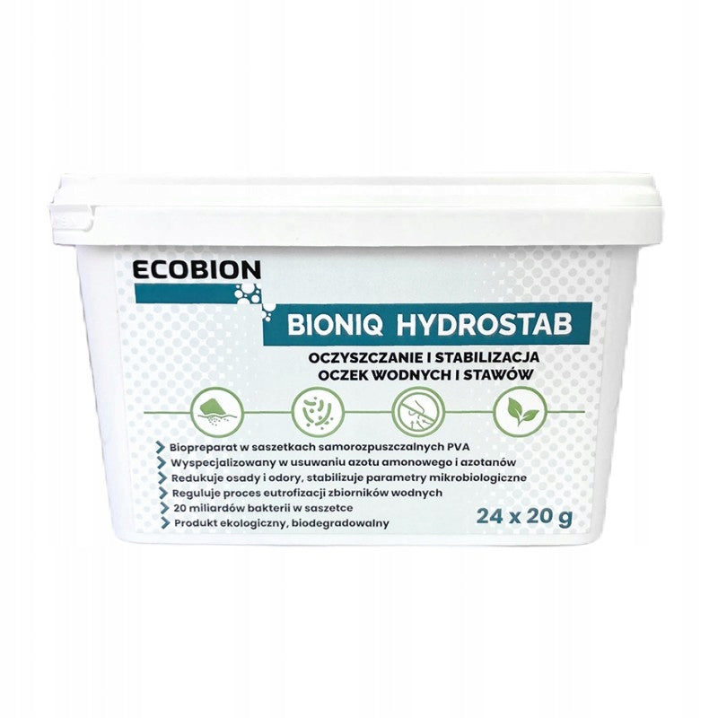 BACTERIA FOR POND WATER POND 20 BILLION BACTERIA CLARIFICATION ANTIALGAE BIONIQ