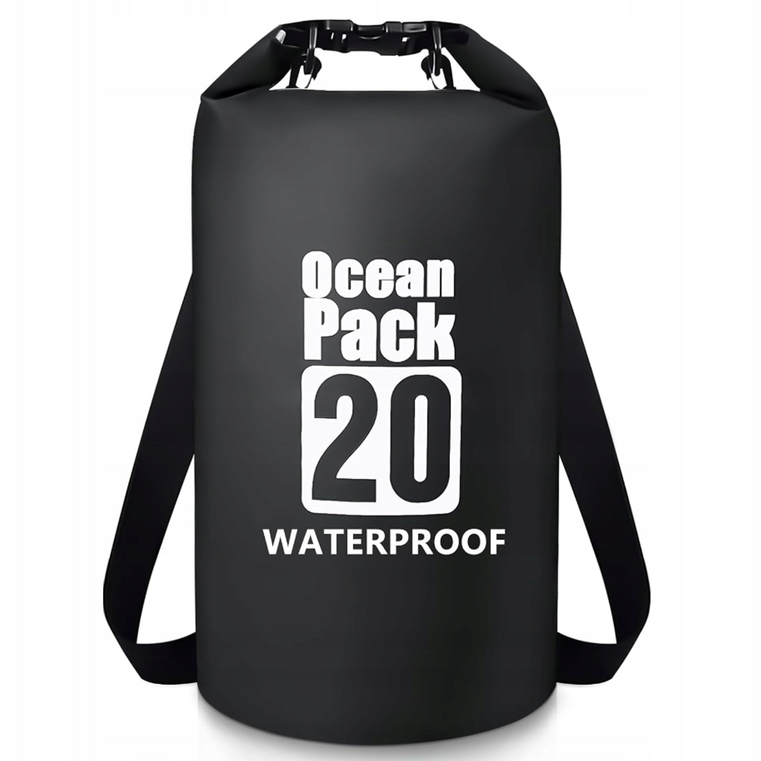 BAG WATERPROOF KAYAK BAG HIKING BACKPACK 20L BLACK