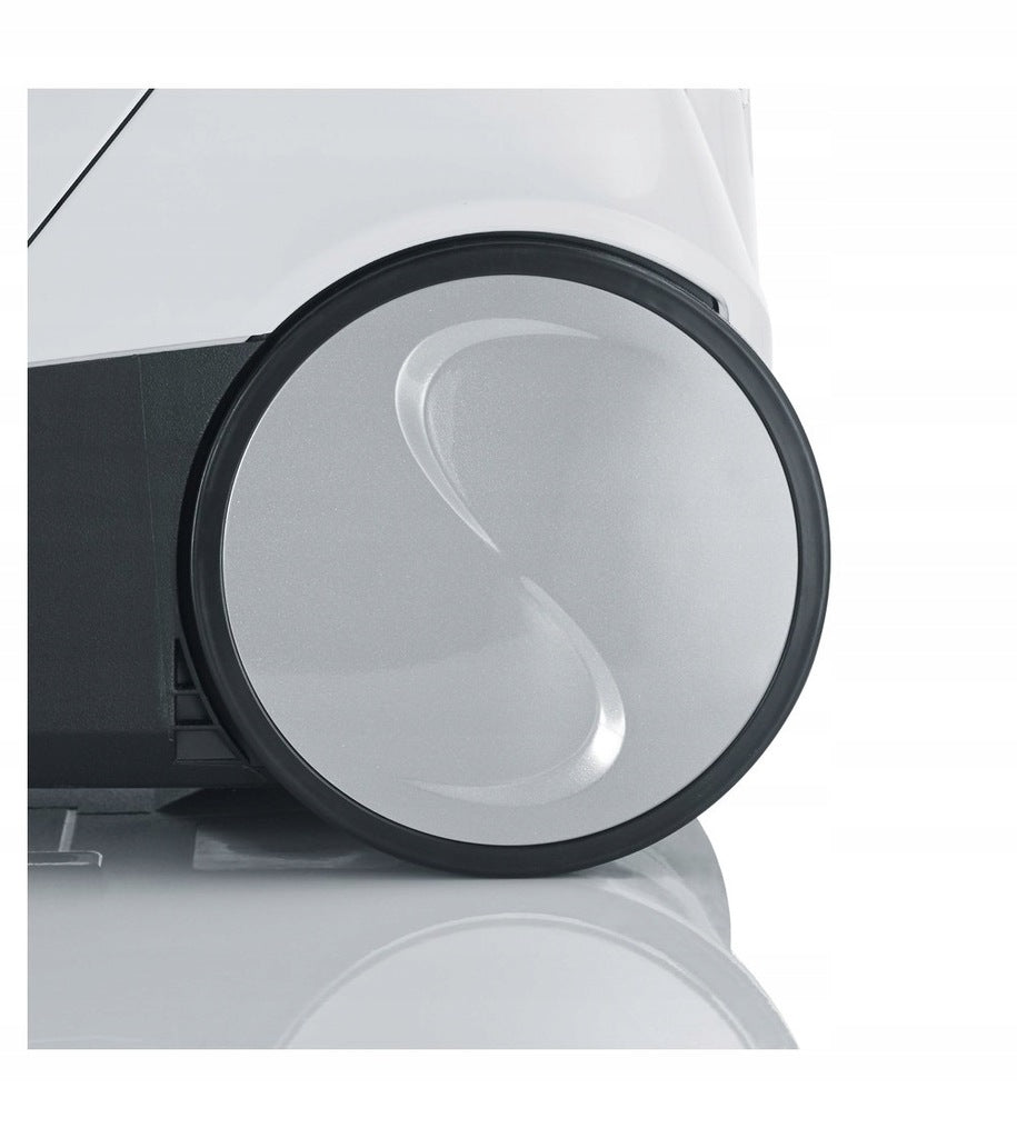 BAGGED VACUUM CLEANER 750W POWER 8M HEPA13 WHITE GREY XL ECO SEVERIN BC7035 Dominant color white