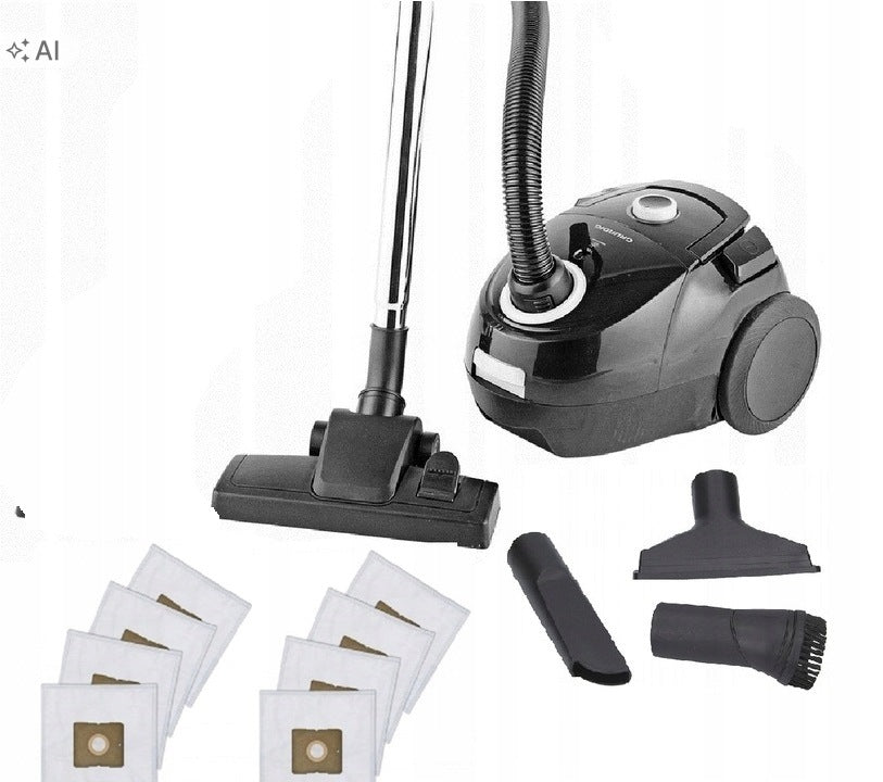 BAGGED VACUUM CLEANER GRUNDIG POWERFUL 800W ADJUSTMENT + BAGS
