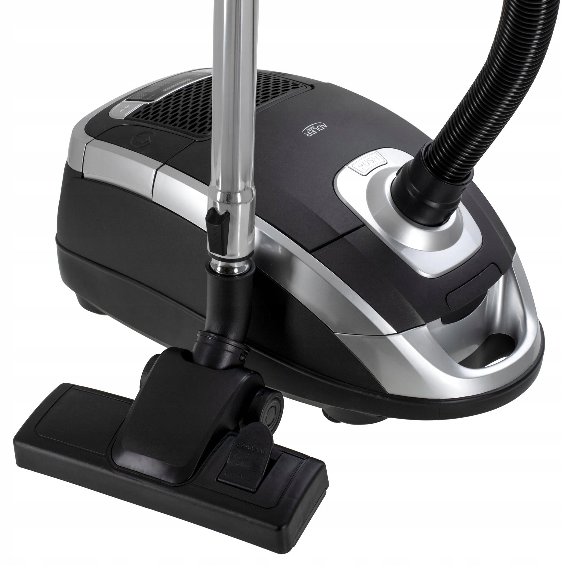 BAGGED VACUUM CLEANER QUIET 18 kPa 3200W EPA 5 PROGRAMS RUBBER WHEELS PARQUET Manufacturer code AD 7069