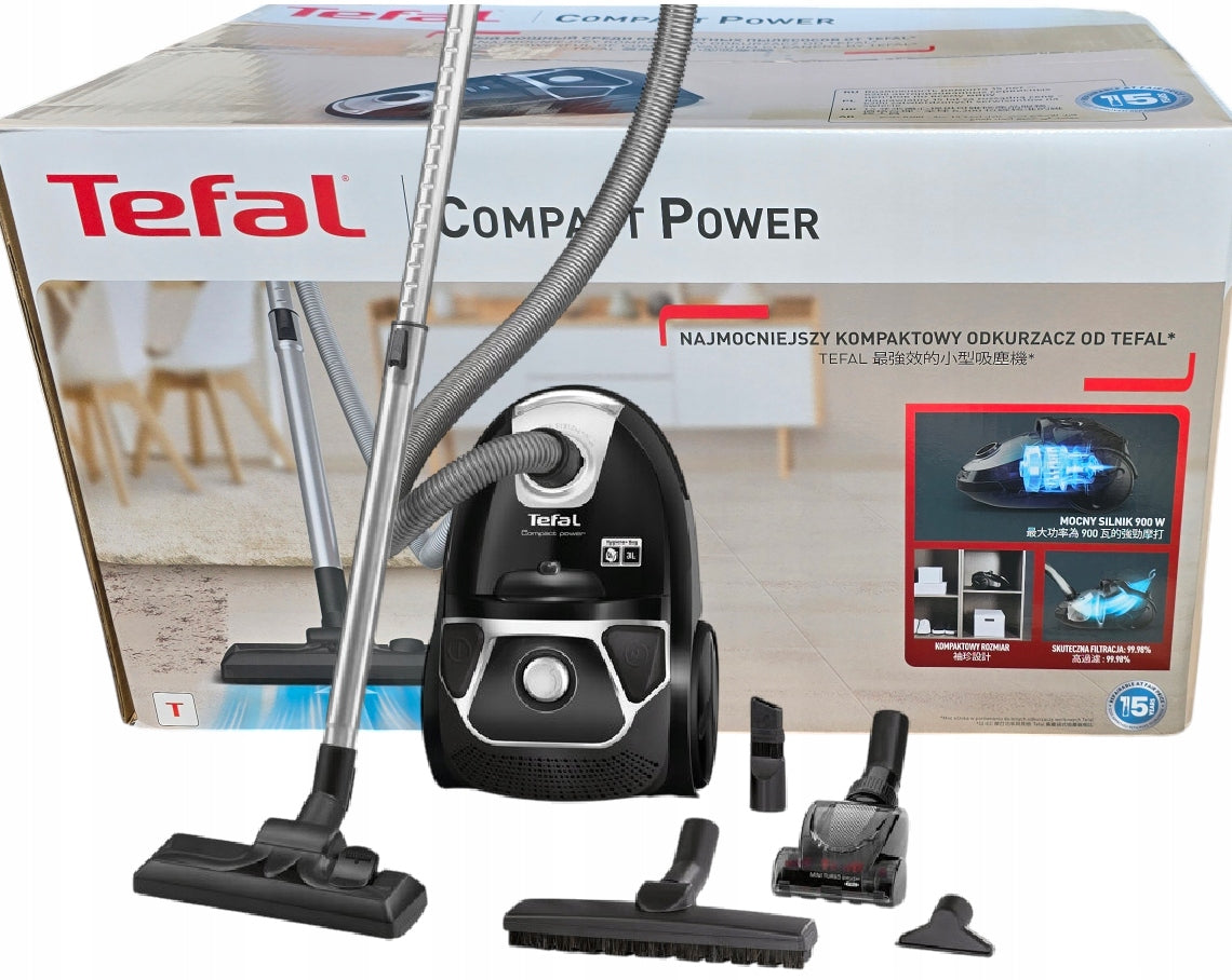 BAGGED VACUUM CLEANER TEFAL TW3985 TURBO BRUSH 900W