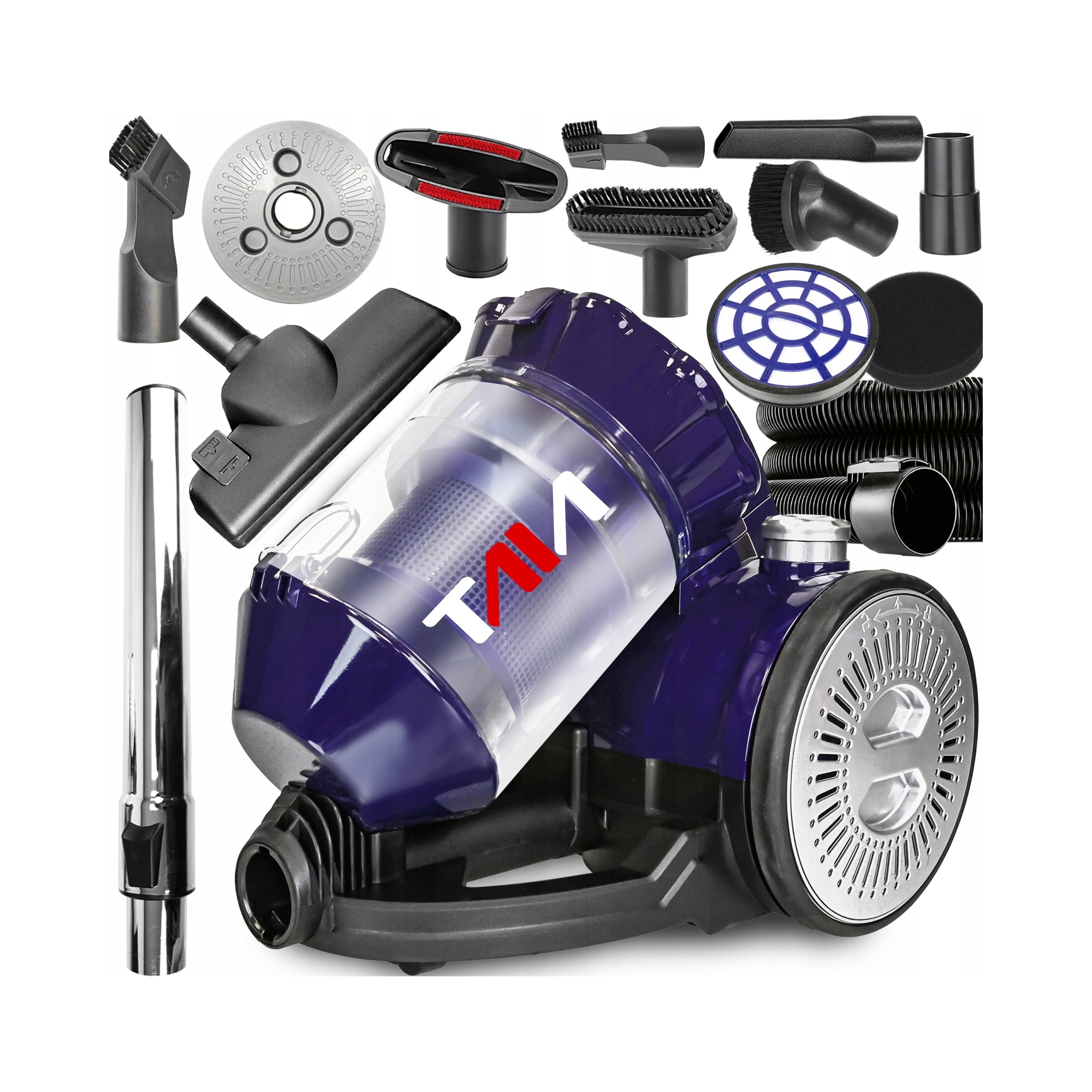 BAGLESS CYCLONE VACUUM CLEANER POWERFUL TAIA HEPA FILTER LARGE TANK 3L TURBO Manufacturer code ODKURZACZ CYKLONOWY TAIA 8217 4000W