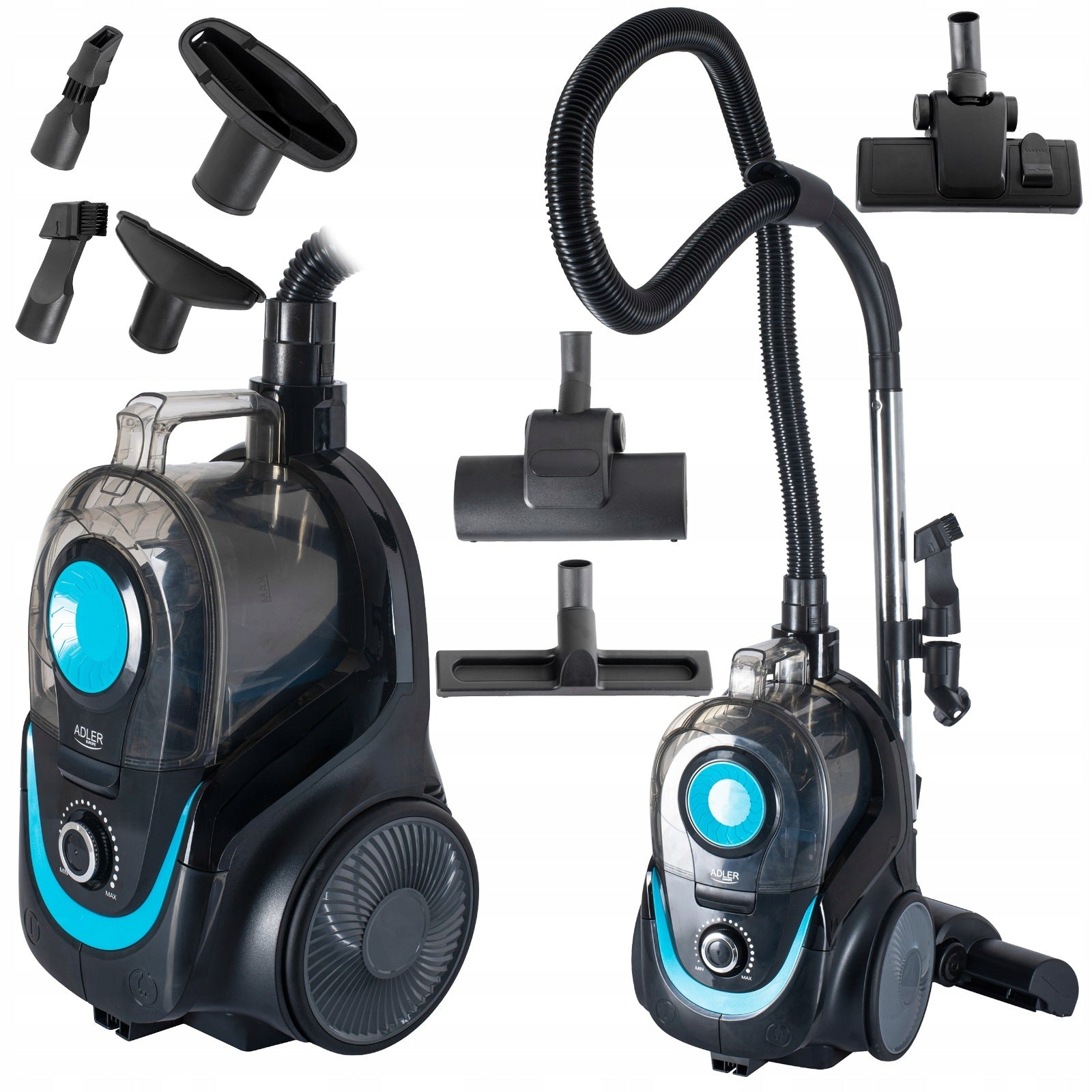 BAGLESS HOUSEHOLD CYCLONE VACUUM CLEANER 3L HEPA TURBO BRUSH POWER ADJUSTMENT