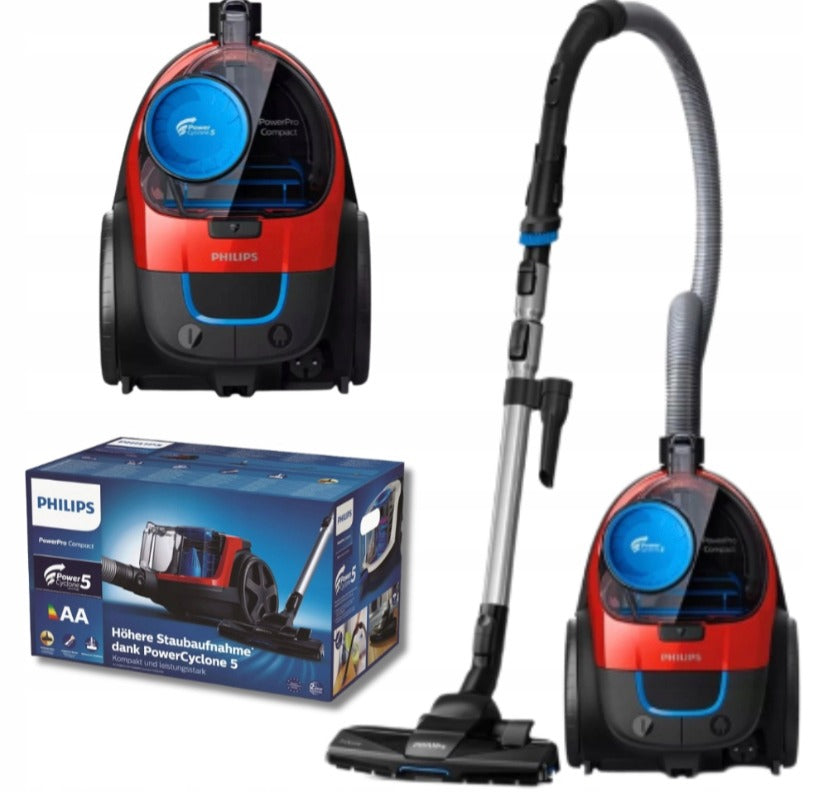 BAGLESS VACUUM CLEANER LARGE WITH ANTI-ALLERGIC FILTER STRONG 900W SOLID