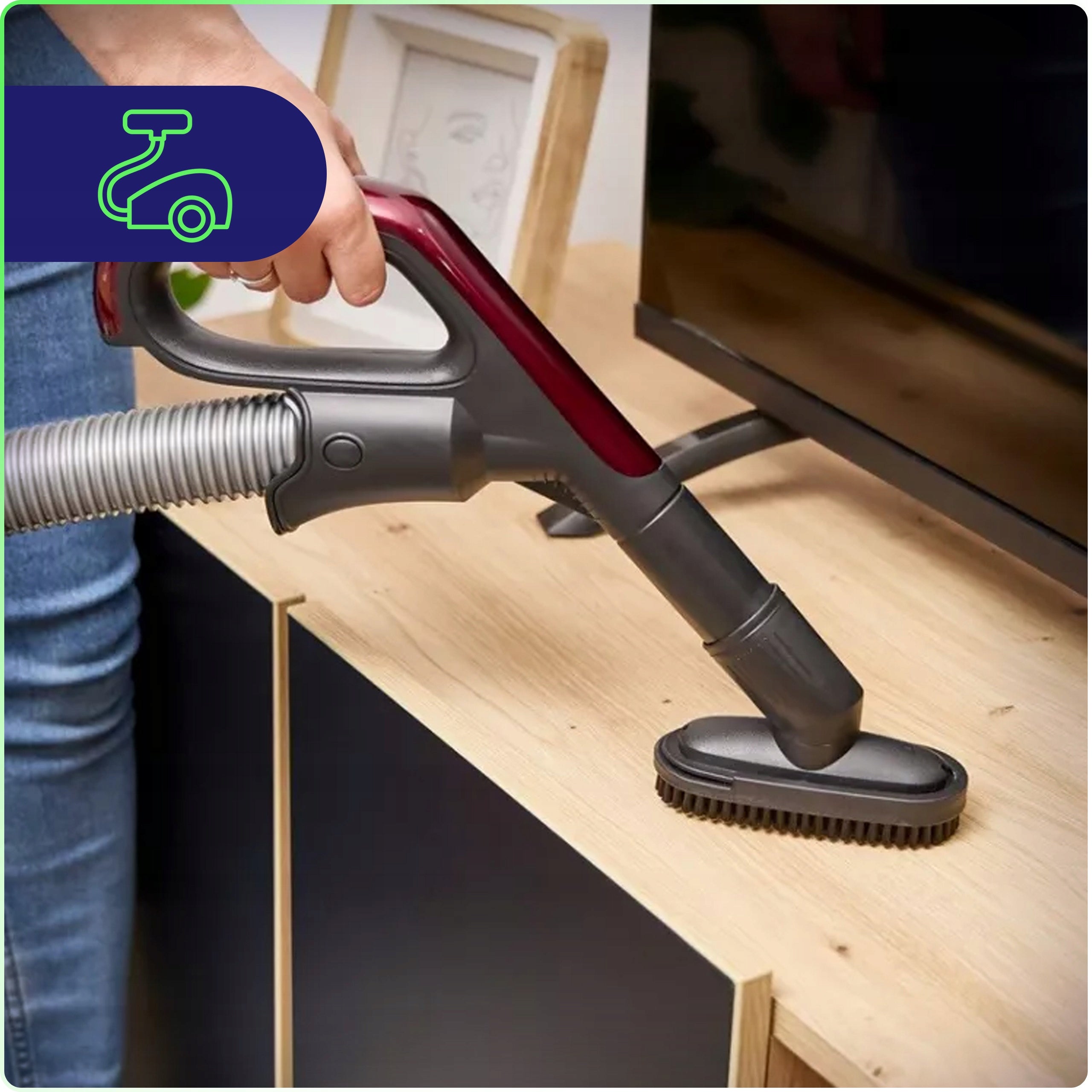 BAGLESS VACUUM CLEANER MPM MOD-61 CYCLONE POWERFUL 850W HEPA13 TURBO BRUSH Brand MPM