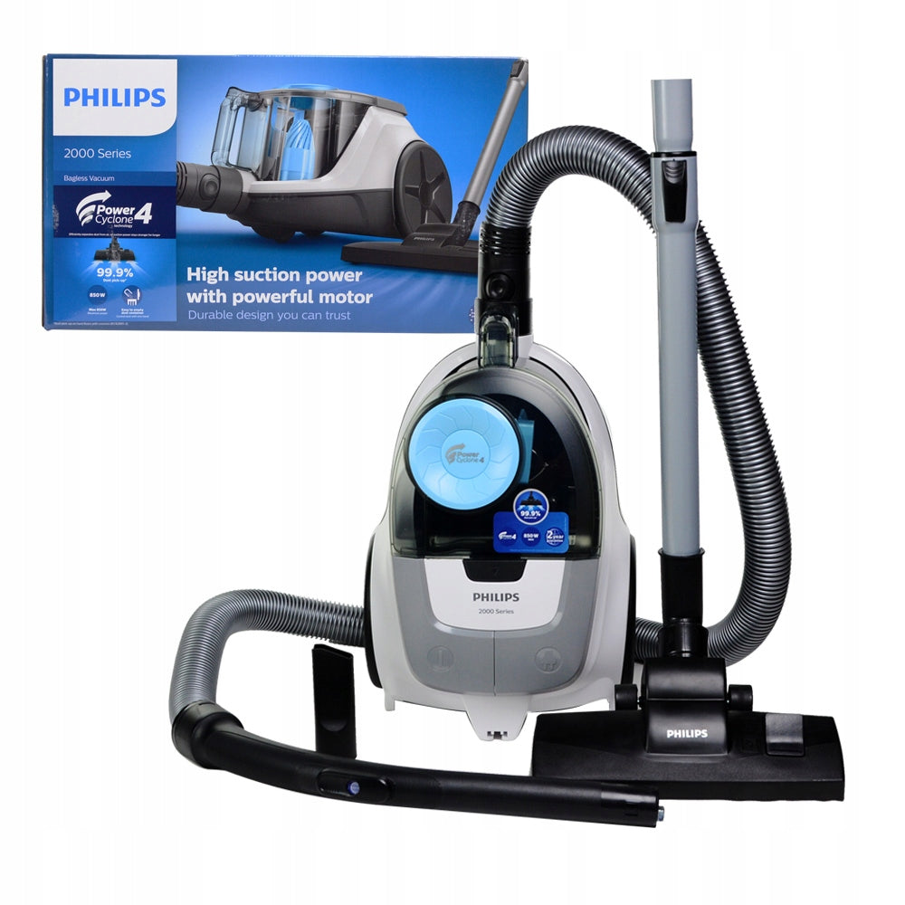 BAGLESS VACUUM CLEANER PHILIPS XB2122/09 850W POWER CYCLONE 4 1.3L WHITE *