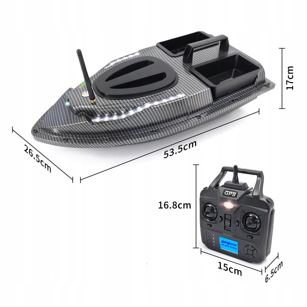 BAIT BOAT FLYTEC V900 GPS 2 TANKS 500m, BATTERY 12000mAh, LED Manufacturer code V900