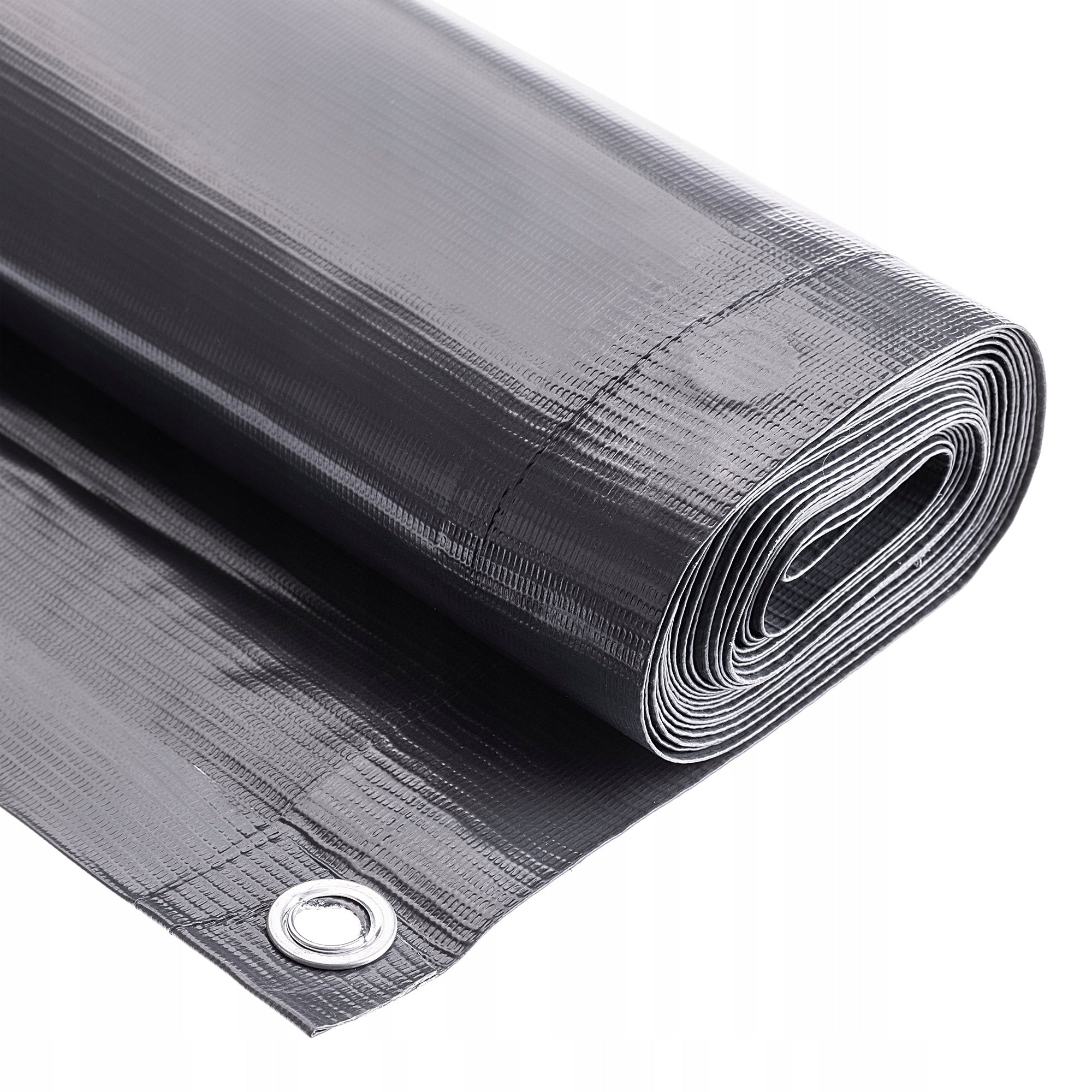 BALCONY COVER 450g 90x500 cm THICK MAT BALCONY TERRACE UV BLACK EYELET Packaging status original