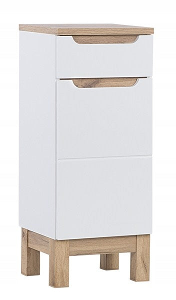 BALI WHITE 810 low bathroom cabinet with drawer