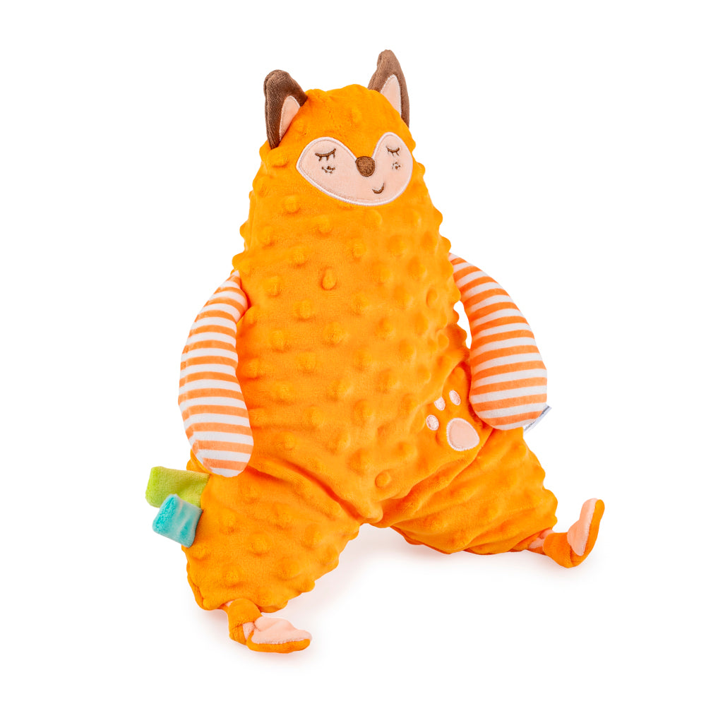 BALIBAZOO CUDDLY FOX PILLOW TEETHER DIFFERENT COLORS TEXTURE PATTERNS 0+
