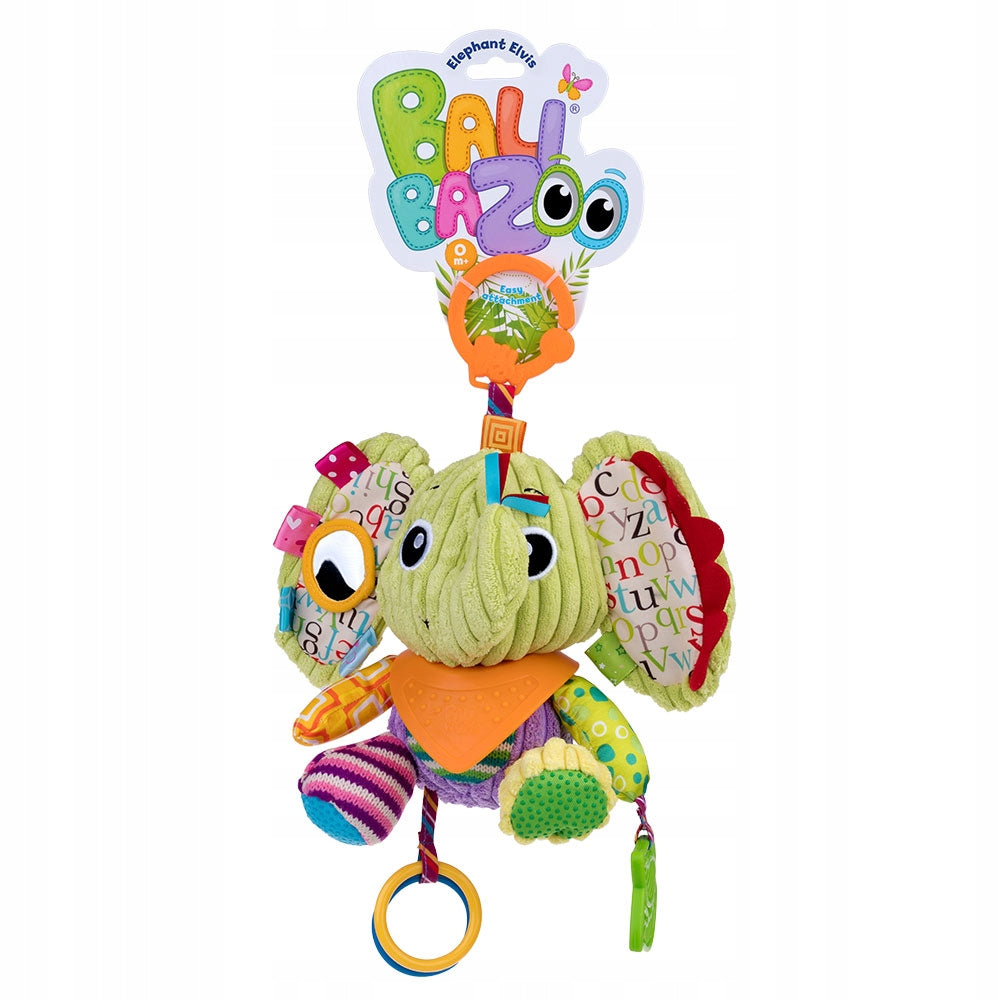 BALIBAZOO TOY PENDANT ELEPHANT ELVIS TEETHING MIRROR 0M+ Brand Balibazoo