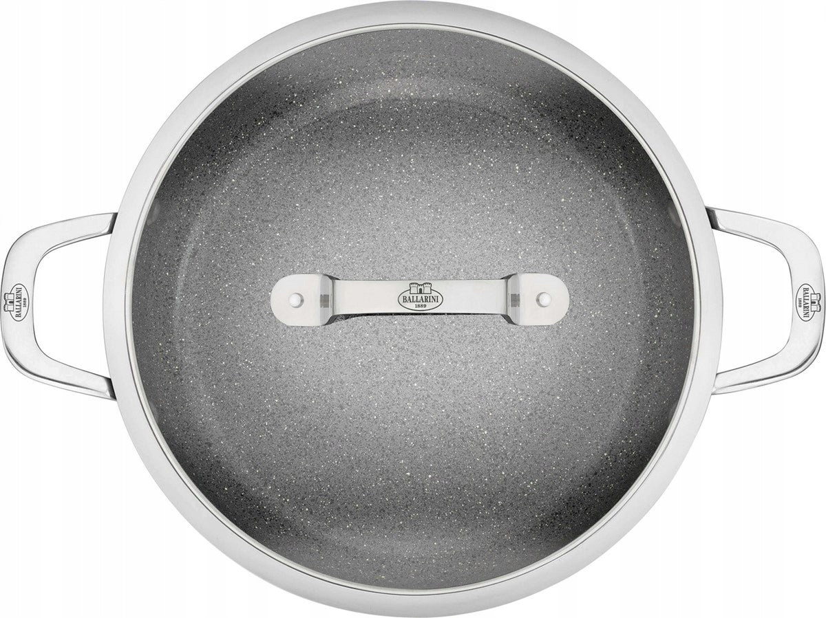 BALLARINI SALINA CERAMIC Pan 2H with lid 28 cm CERAFORCE TITANIUM Brand Ballarini