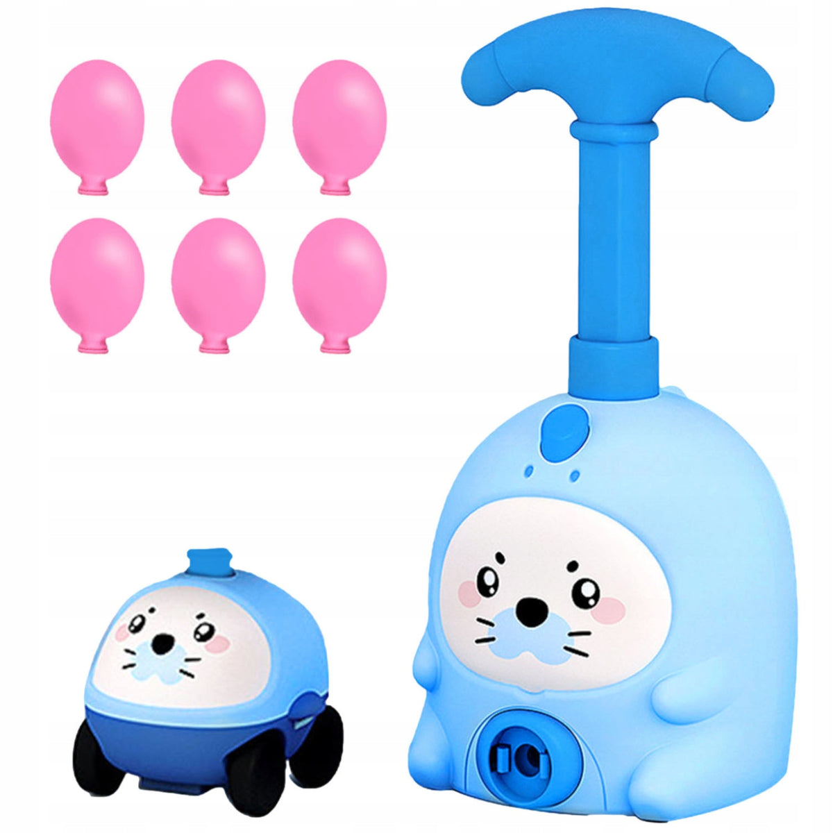BALLOON LAUNCHER AUTO PUMP EDUCATIONAL TOY Manufacturer code Zestaw balonów do samochodu