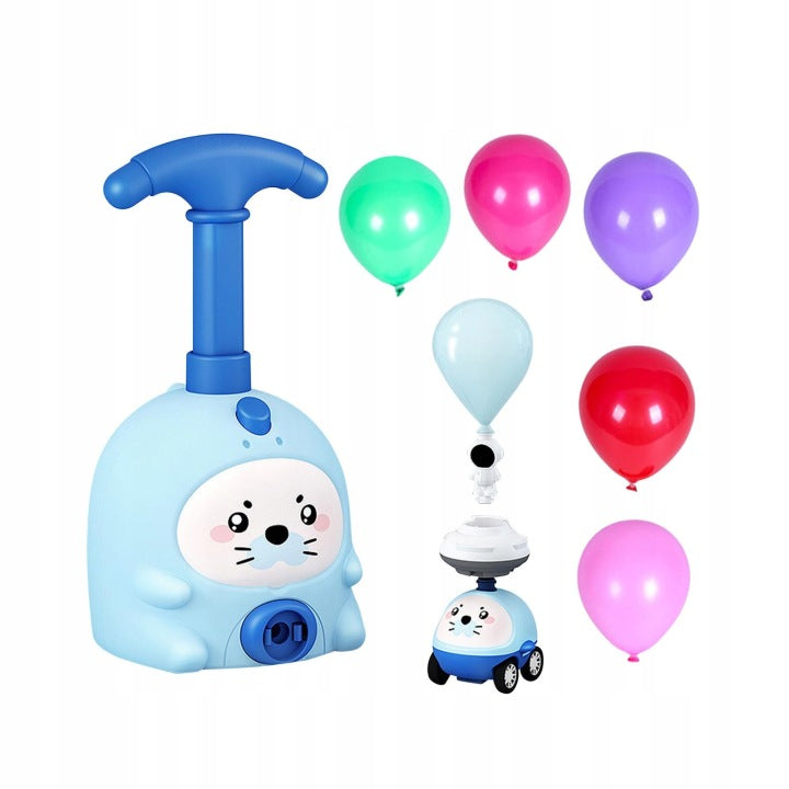 BALLOON LAUNCHER BALLOONS AERODYNAMIC CAR PUMP FOR CHILDREN Packaging status original