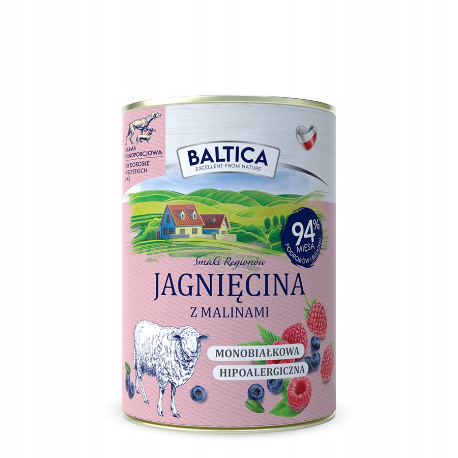 BALTICA wet dog food 8 x 400g mix of flavors without grains Manufacturer code 5905488404324