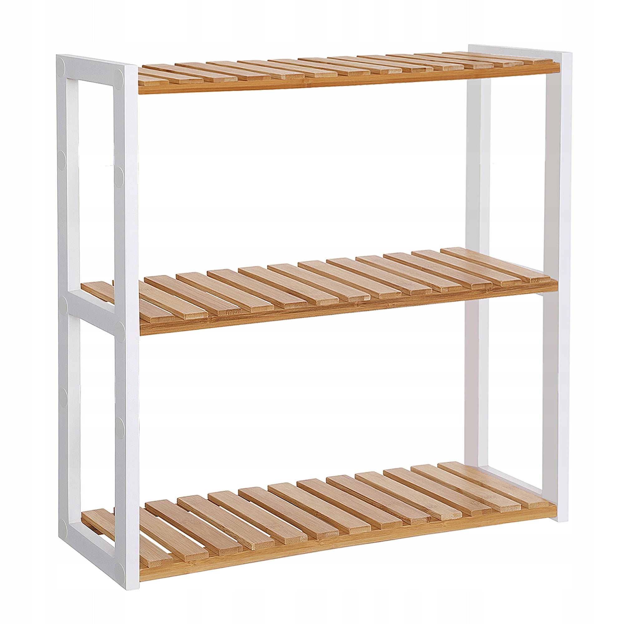 BAMBOO BOOKCASE for kitchen bathroom 3 shelves organizer cabinet