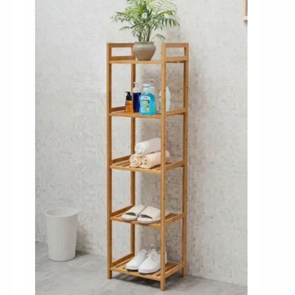 BAMBOO RACK BATHROOM RACK SHELF LADDER RACK UNIVERSAL BAMBOO Brand MORE&DECO