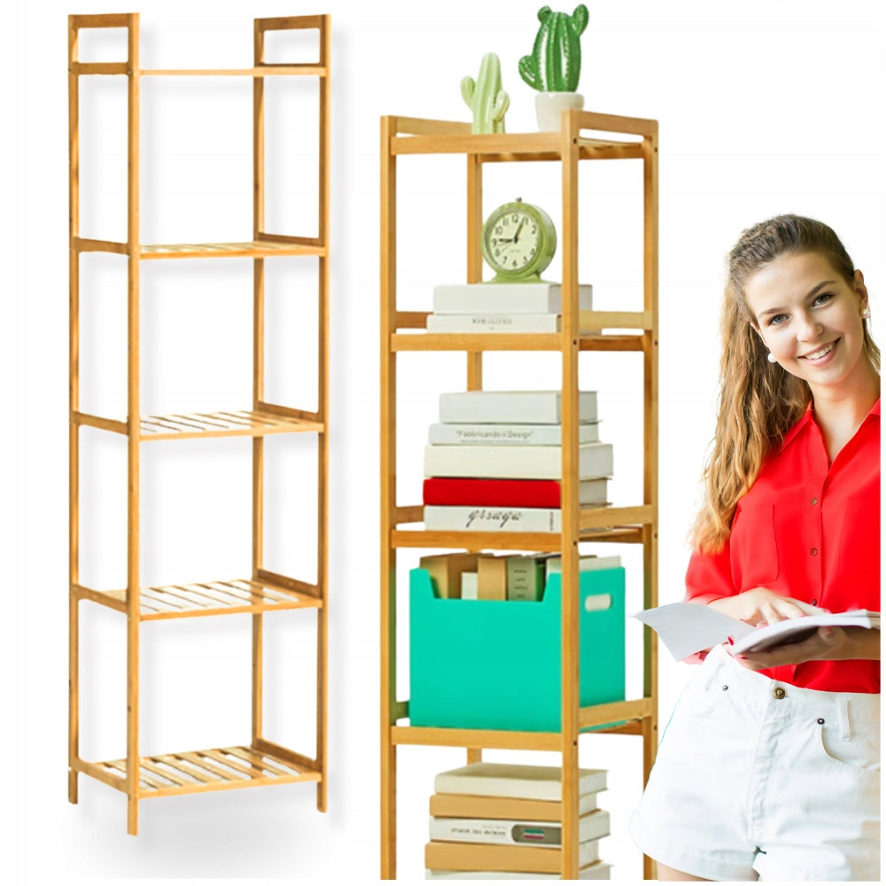 BAMBOO RACK BATHROOM RACK SHELF LADDER RACK UNIVERSAL BAMBOO