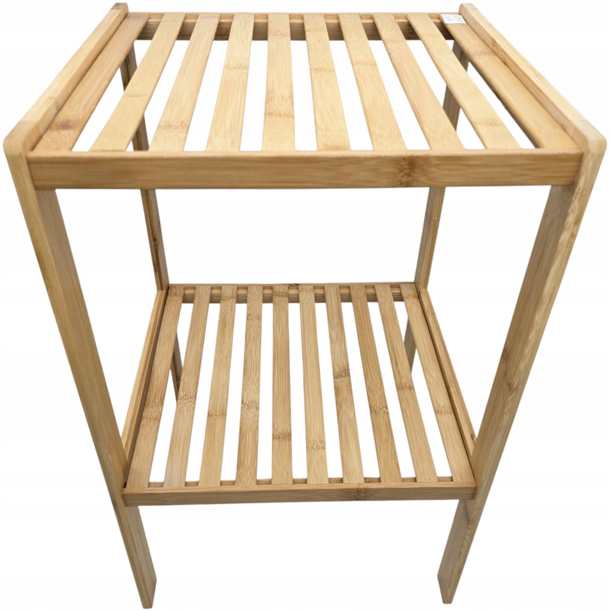 BAMBOO RACK STYLISH WOOD 2 LEVELS UNIVERSAL SHELF 50 CM