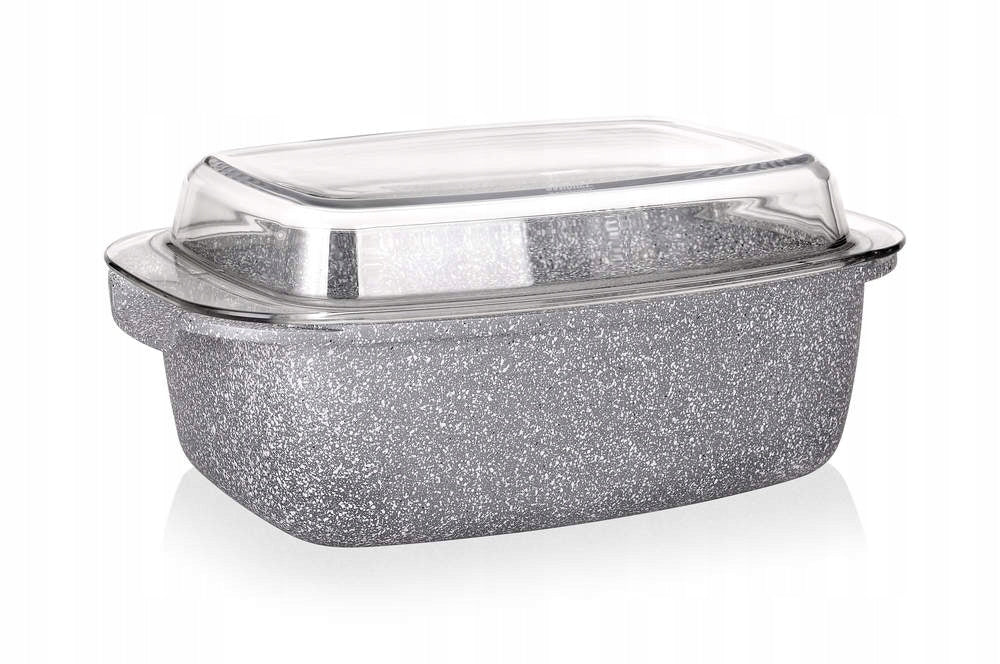 BANQUET- PAN 5,7 L GRANITA WITH LID