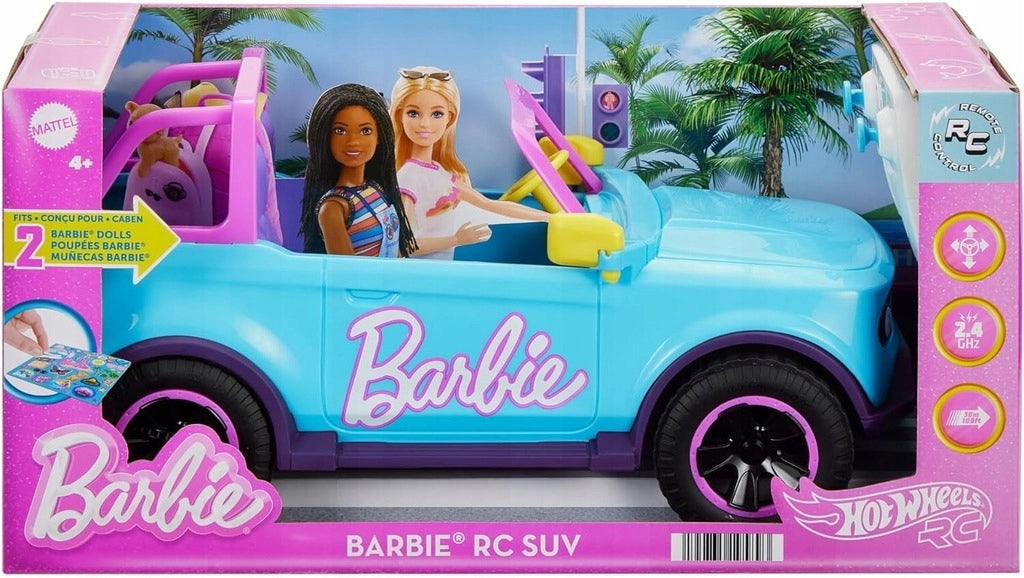 BARBIE DOLL HOT WHEELS AUTO SUV RC off-road vehicle, remote controlled Packaging status original