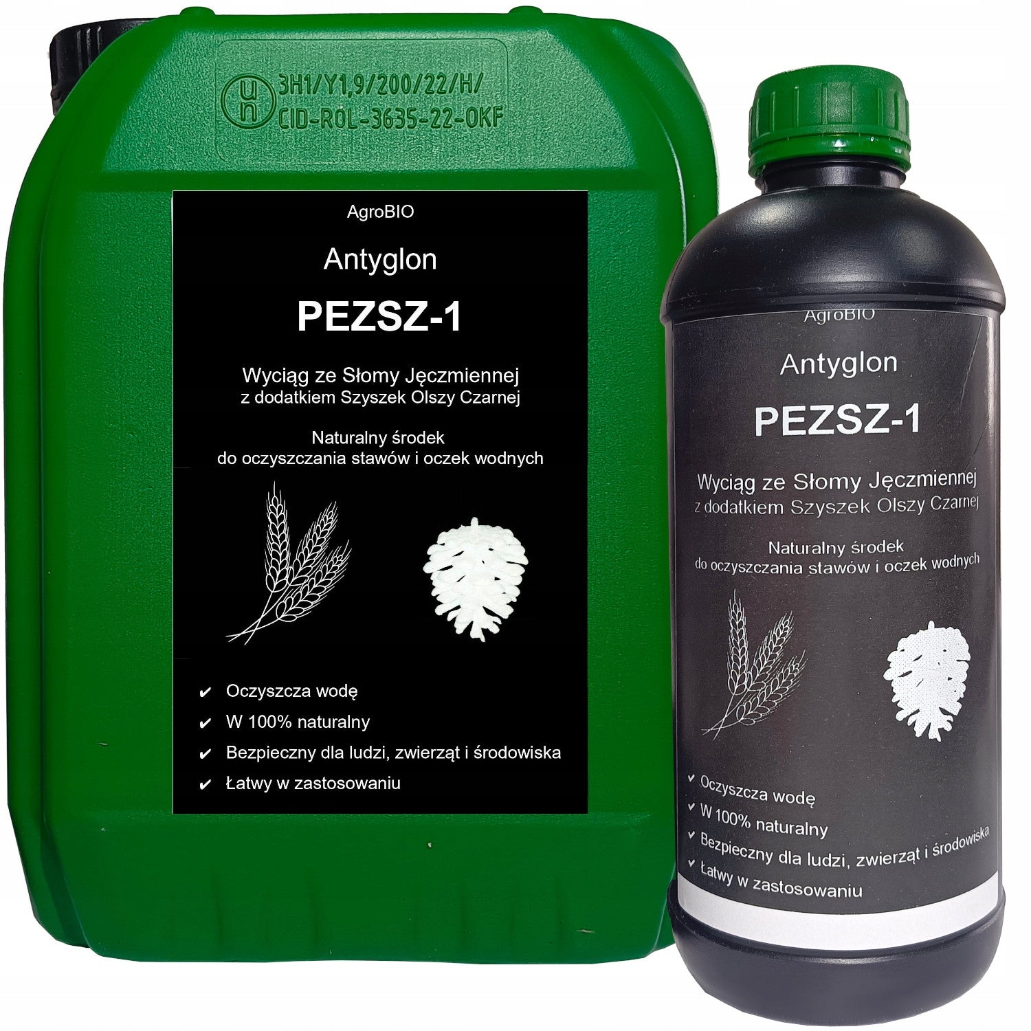 BARLEY STRAW EXTRACT WITH ADDED BLACK ALDER 10L PEZSZ-1 ANTYGLON EAN (GTIN) 5902764678875