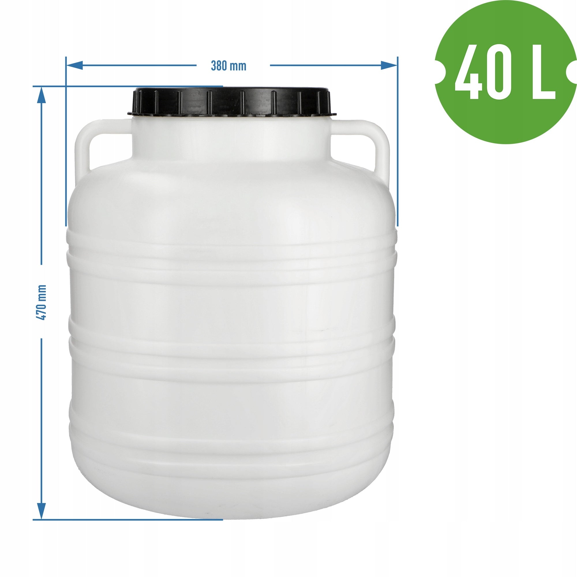BARREL 40L FOR PICKLING BRINE CURING ATTESTATION Manufacturer code 360140