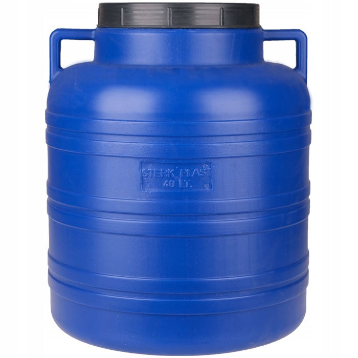 BARREL WITH SCREW CAP FOR ACIDIFICATION TANK WATER CERTIFICATE FOOD PLASTIC = 40L