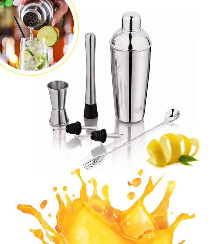 BARTENDING SET 6 EL. SHAKER STAND SOLID HOMEMADE FOR DRINKS EAN (GTIN) 5907443621623