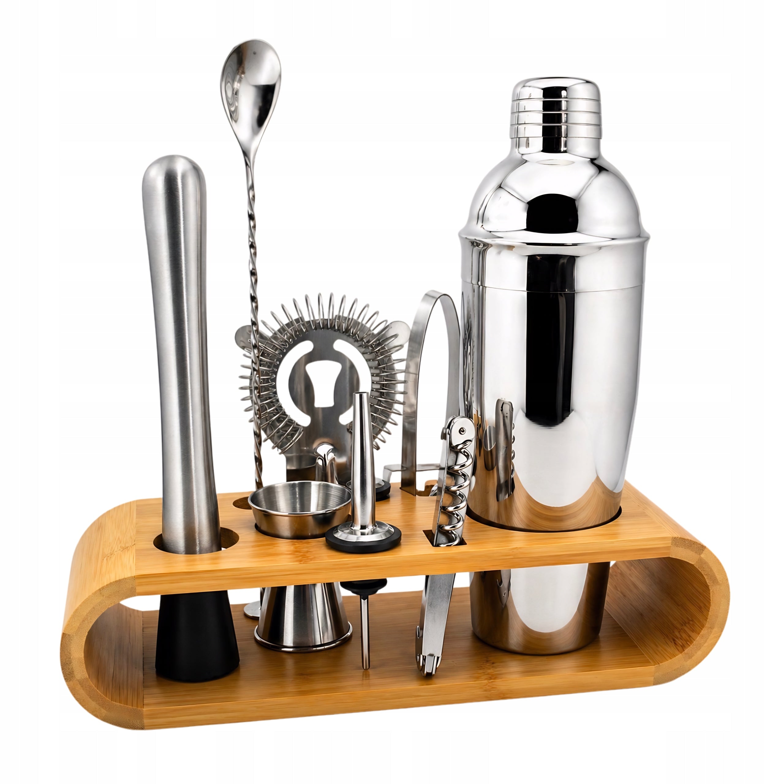 BARTENDING SET FOR DRINKS SHAKER STAND DRINKS PROFESSIONAL SET 750ml