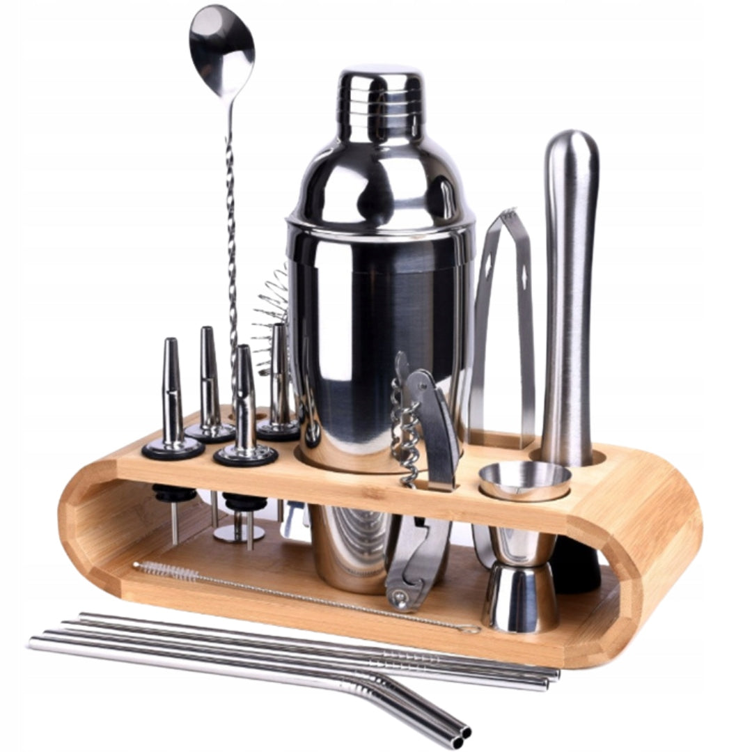BARTENDING SET FOR MAKING DRINKS CAT DRINKS 17 ELEMENTS LARGE