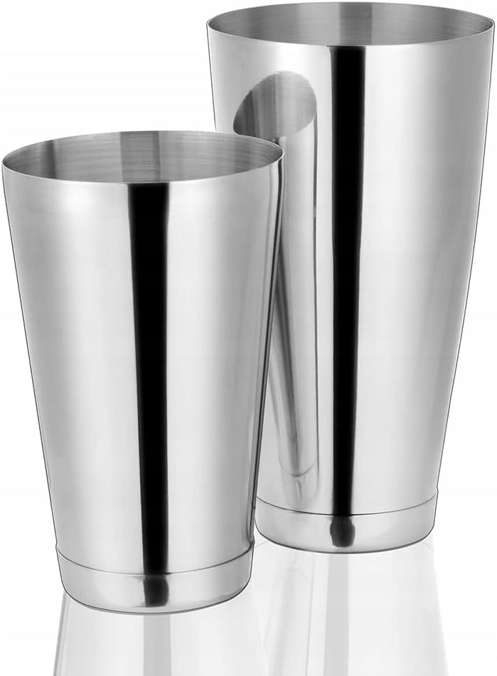 BARTENDING SHAKER 2-PIECE TIN-TIN 800ML STEEL PROFESSIONAL FOR DRINKS Packaging status original