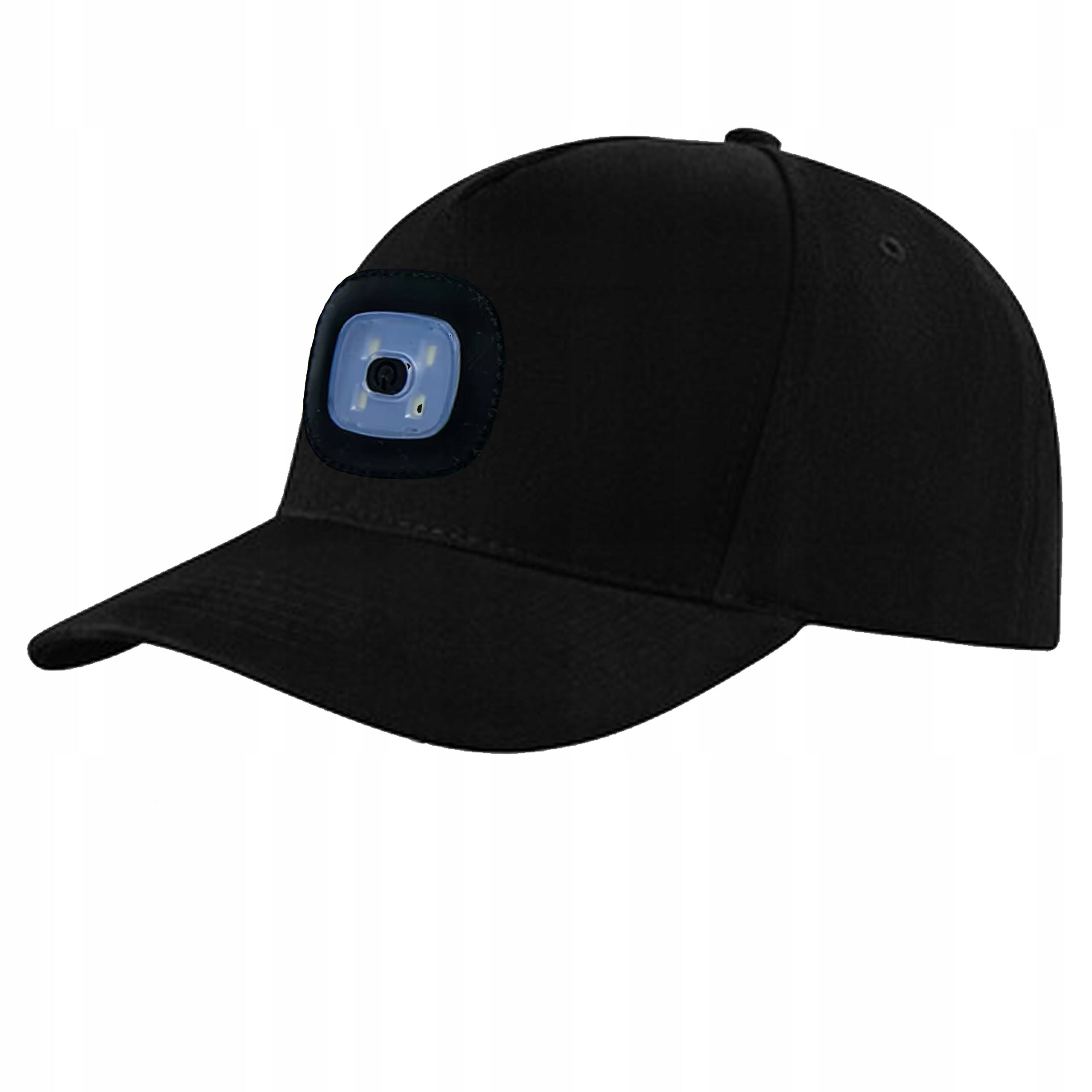 BASEBALL CAP LED ATHLETE ANGLER USB BLACK Packaging status original