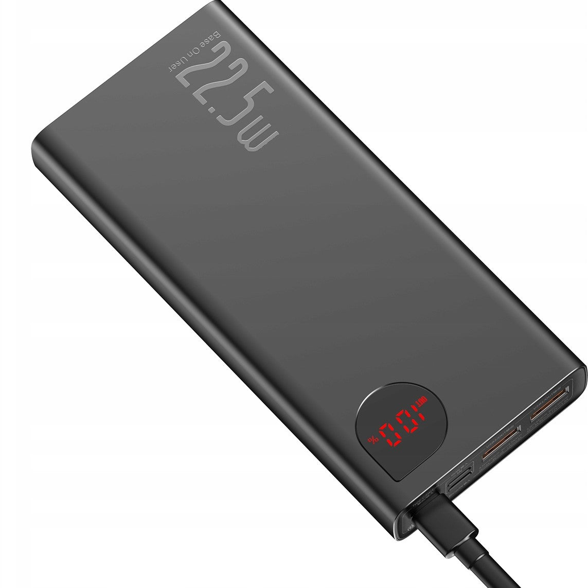 BASEUS POWERBANK 10000MAH BLACK FAST CHARGING SAFE USB-C