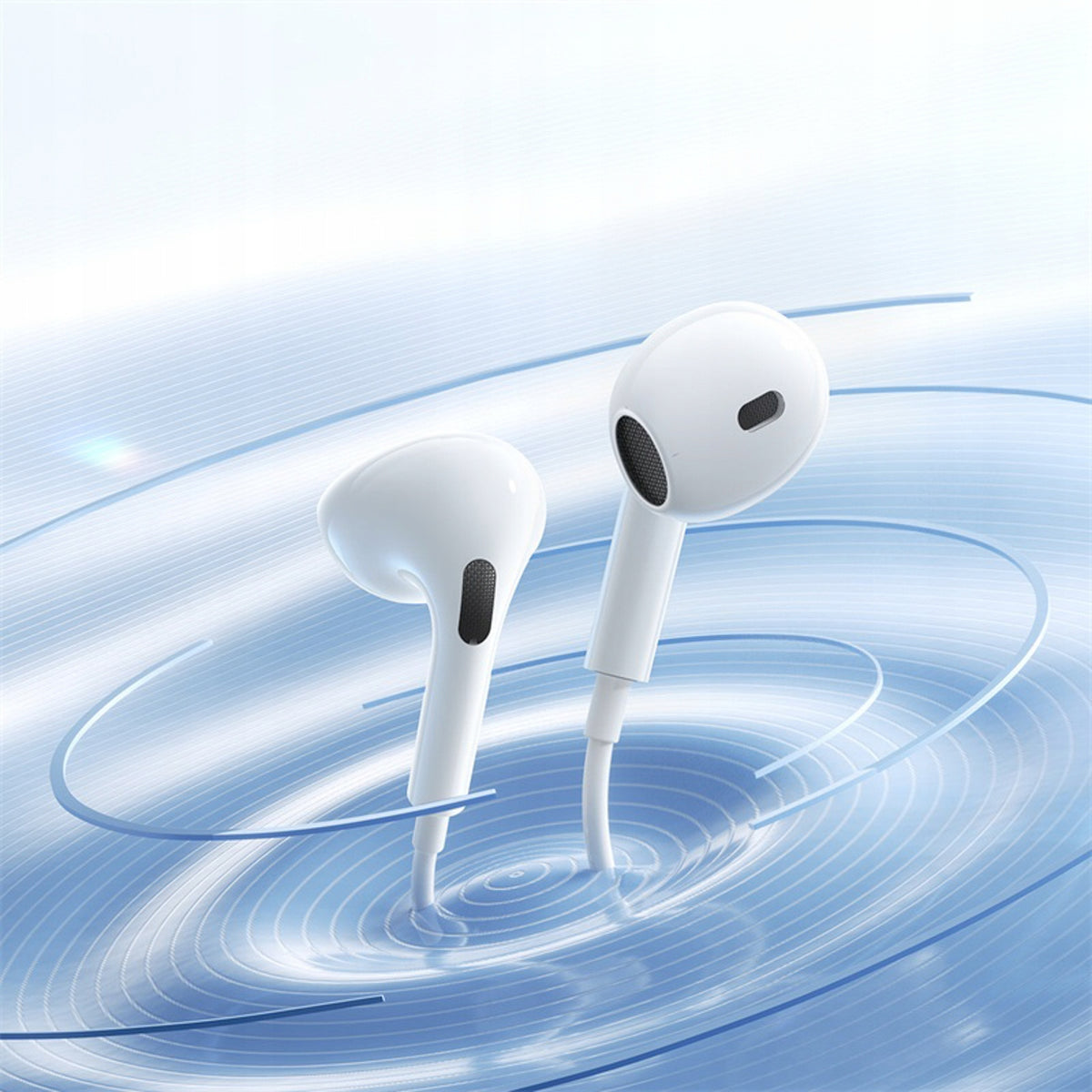 BASEUS WIRED EARBUDS AUX MINI JACK WITH MICROPHONE AND ADJUSTABLE Packaging status original