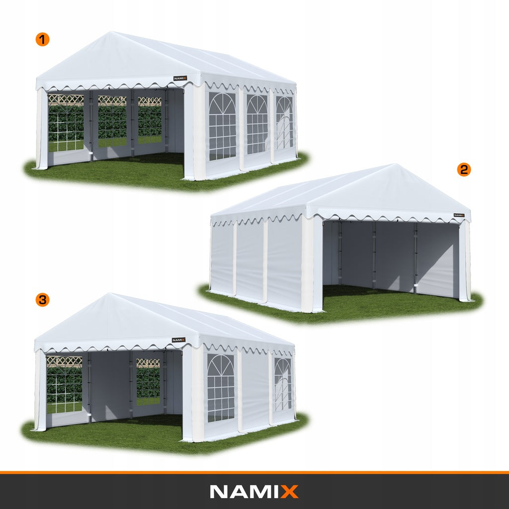 BASIC 4x6 Garden Party Tent VARIOUS COLORS + SIDE WALLS FREEBIE Manufacturer NAMIX
