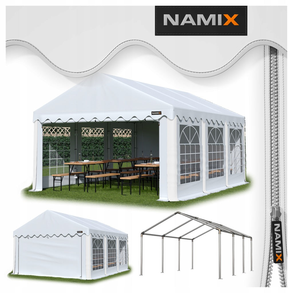 BASIC 4x6 Garden Party Tent VARIOUS COLORS + SIDE WALLS FREEBIE