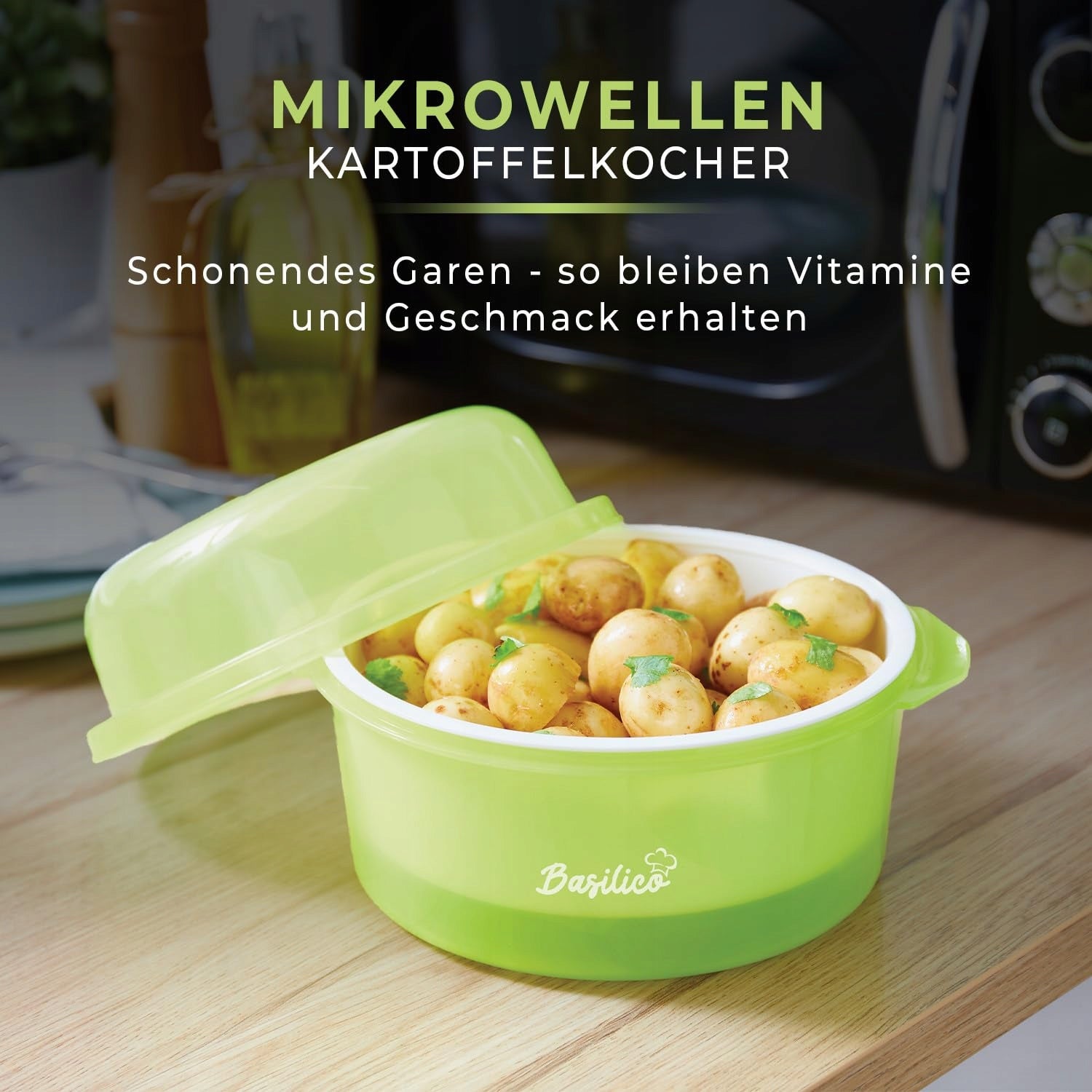 BASILICO Microwave Oven for Potatoes and Vegetables Energy Efficient Brand no brand