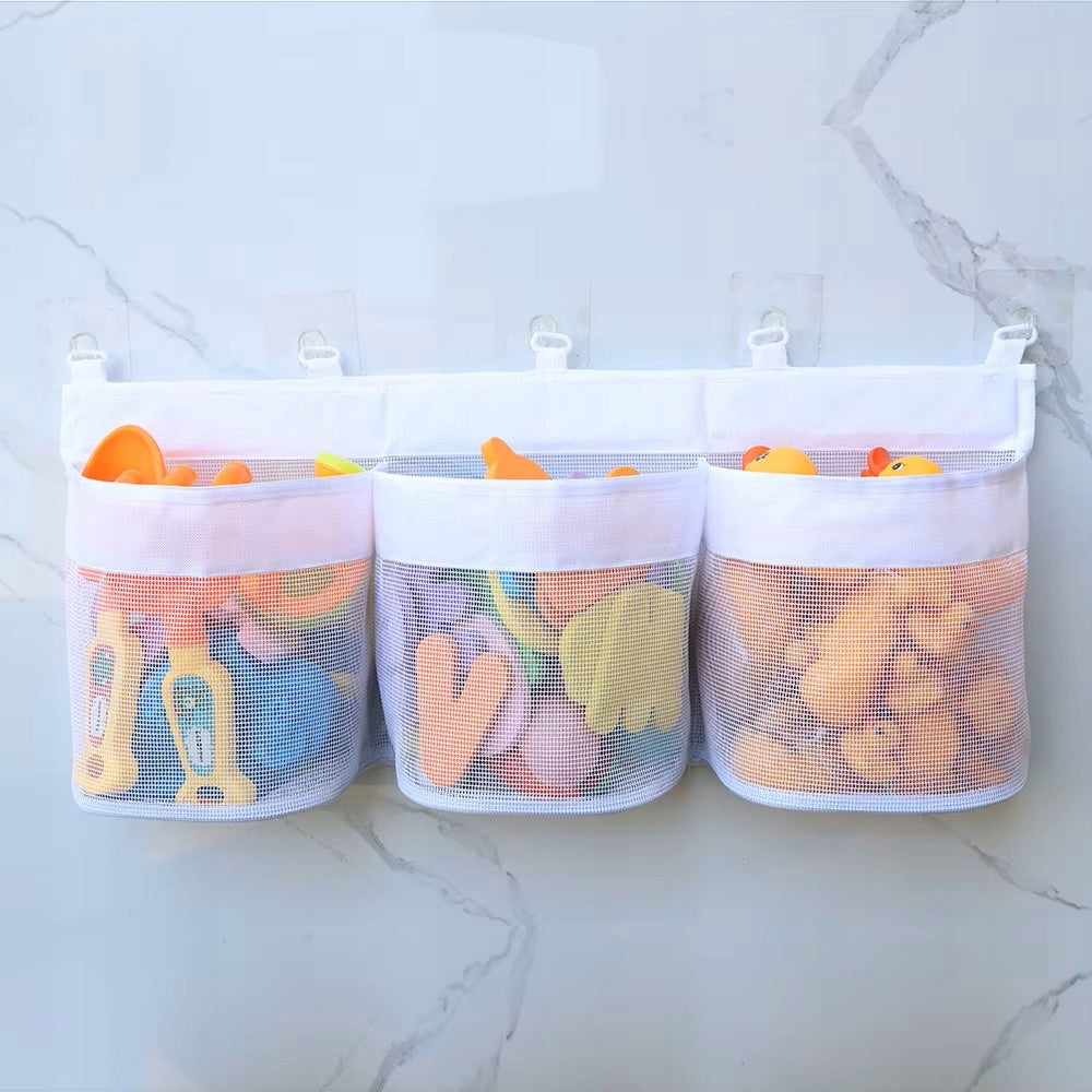 BATH TOY ORGANIZER MESH BATHROOM LARGE CONTAINER XXL Manufacturer code Organizer siatka na zabawki kąpielowe pojemny