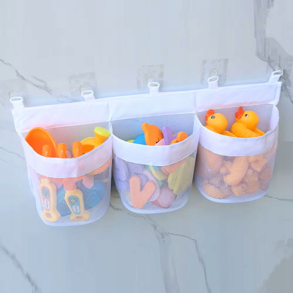 BATH TOY ORGANIZER MESH BATHROOM LARGE CONTAINER XXL Packaging status original