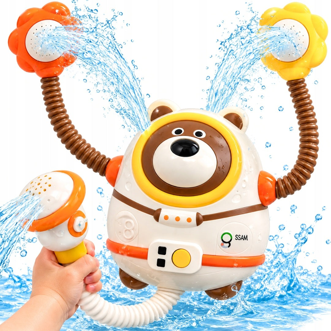 BATH TOY WITH SUCTION CUP FOR BATHTUB WATER BEAR WITH SHOWER FUNCTION