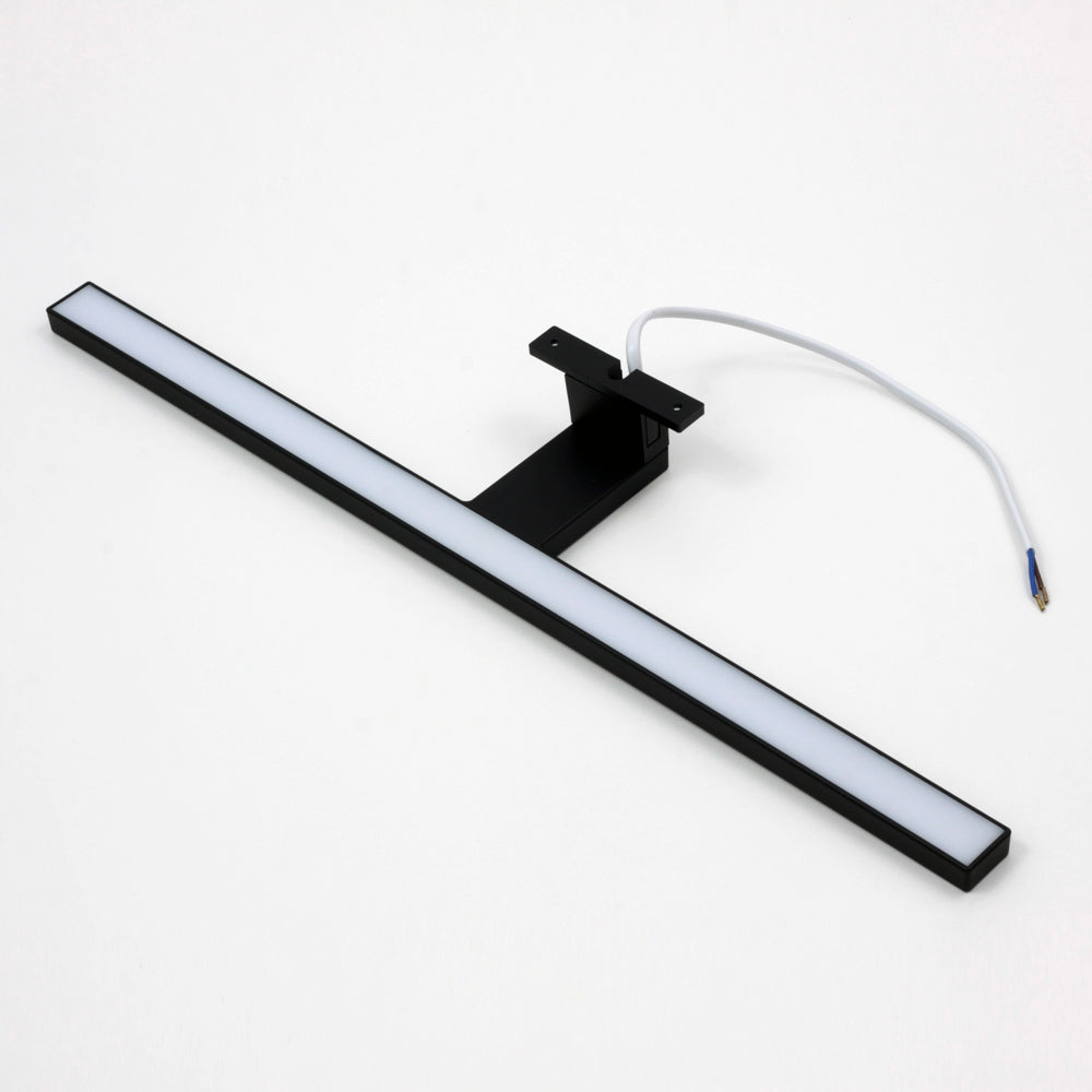 BATHROOM LED WALL LAMP BLACK 10W LAMP MIRROR MOUNT FOR CABINET 50 CM Packaging status original