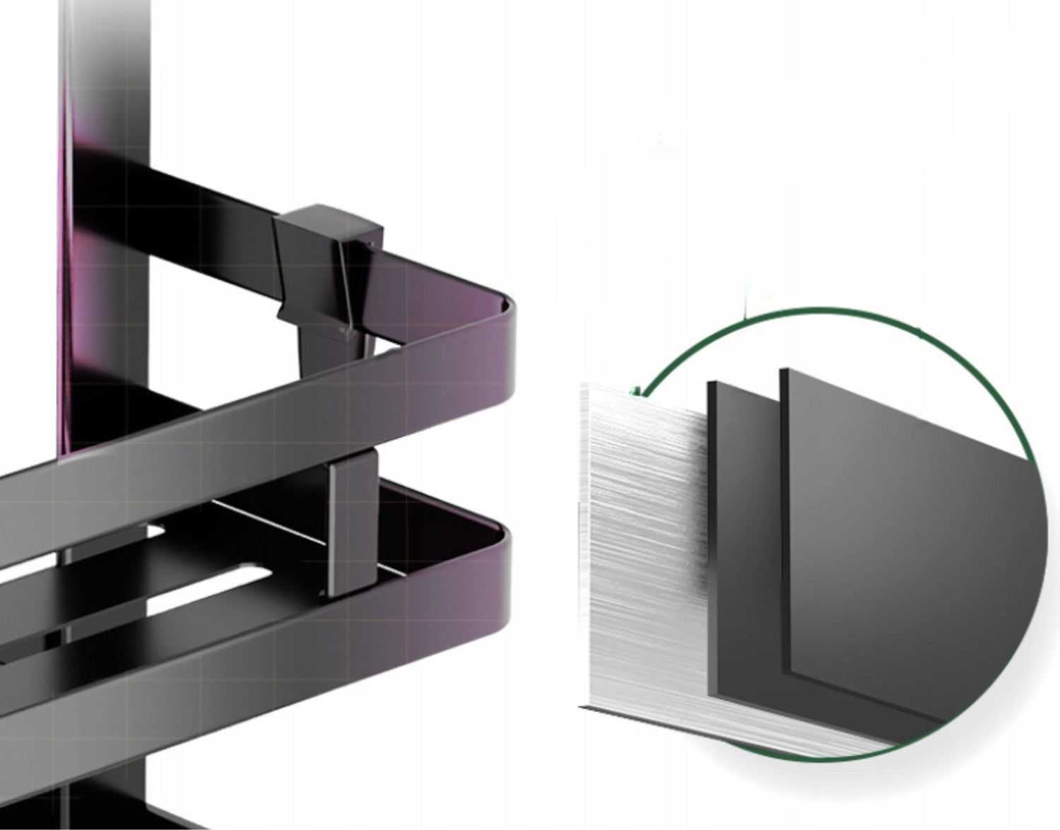 BATHROOM MAGNETIC SHELF FOR WASHING MACHINE HANGING BOOKCASE ORGANIZER LOFT BLACK Manufacturer code DOM/MW/B-POL03
